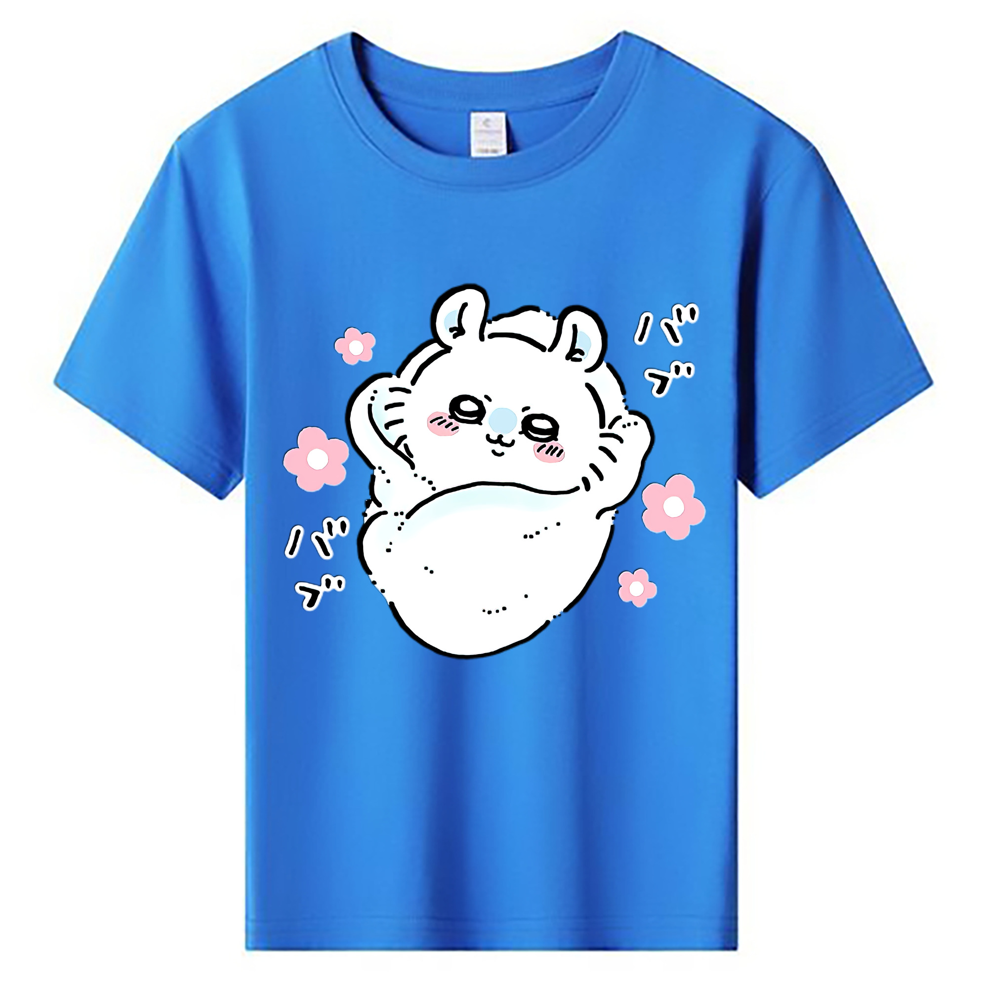 （画像用） ちいかわ モモンガ Chii-kawa Momonga 綿100％キッズTシャツ（フロントプリント）